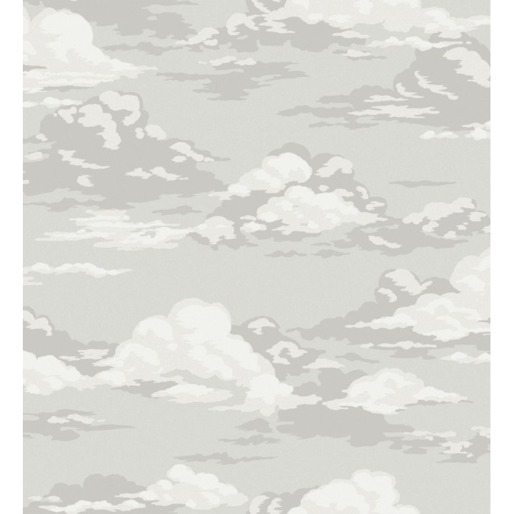 Papel pintado de nubes estilizadas en tonos relajante grises - Clouds Serenity 683417