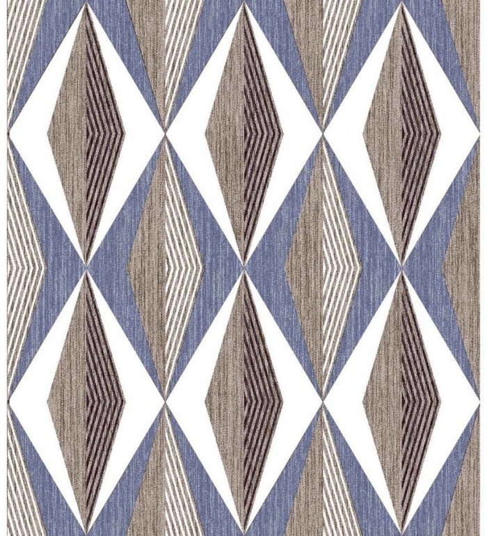 Papel pintado geométrico moderno - Herald Pentagon 125871