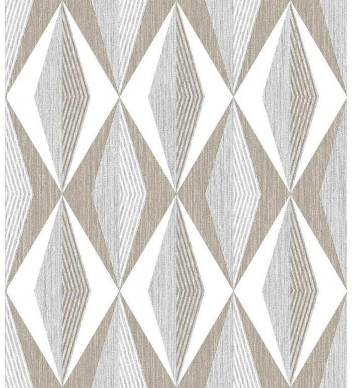 Papel pintado geométrico moderno - Herald Pentagon 125872