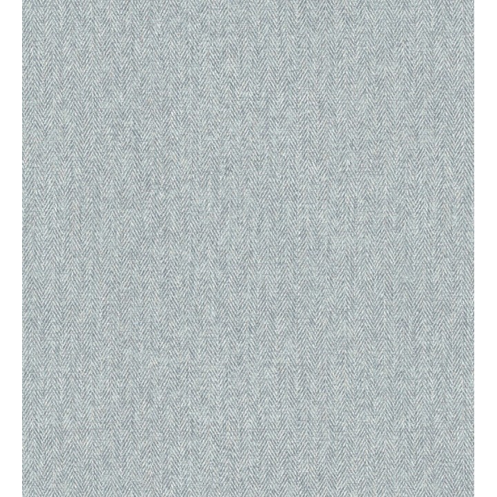 Papel pintado de espigas sobre tejido jaspeado en tonos azul celeste - Charleston Spike 683431