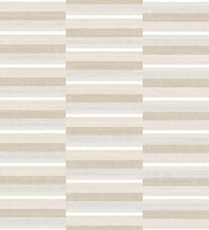 Papel pintado rayas desiguales horizontales - Raya Bristol 125874