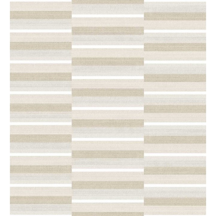 Papel pintado rayas desiguales horizontales - Raya Bristol 125874