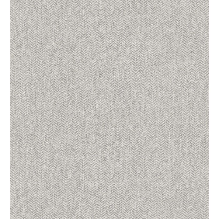 Papel pintado de espigas sobre tejido jaspeado en tonos gris taupe - Charleston Spike 683434
