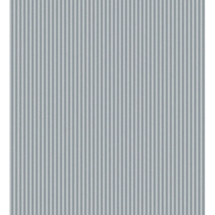 Papel pintado de rayas finas pintadas con tonos azules - William Stripe Glow 683452