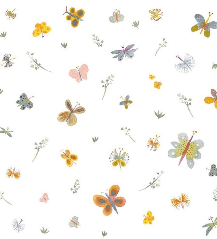 Papel pintado de mariposas pequeñas - Honey Butterflies 125906