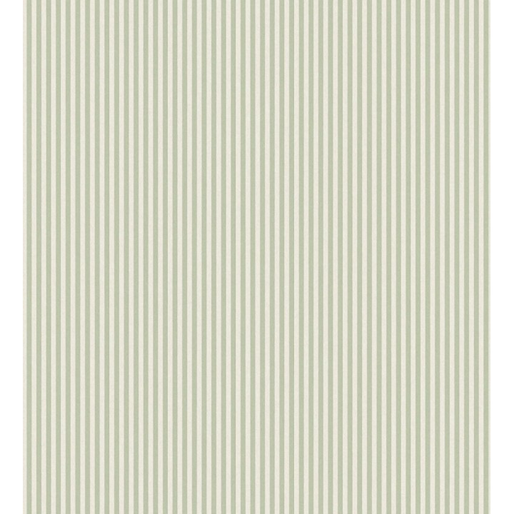 Papel pintado de rayas finas pintadas con tonos verdes - William Stripe Glow 683453