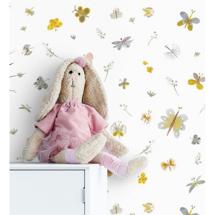 Papel pintado de mariposas pequeñas - Honey Butterflies 125906