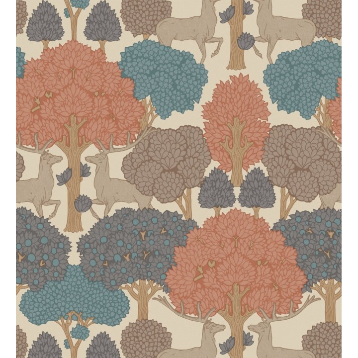 Papel pintado paisaje encantado del bosque con árboles y ciervos - Ebernoe Woods 683458