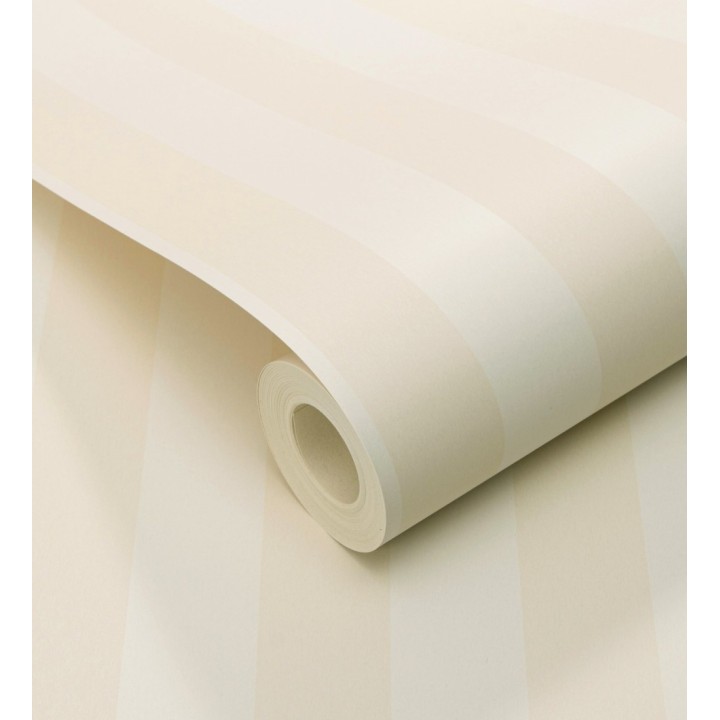 Papel pintado de rayas finas difuminadas en color amarillo claro - Parisian Stripes 683472