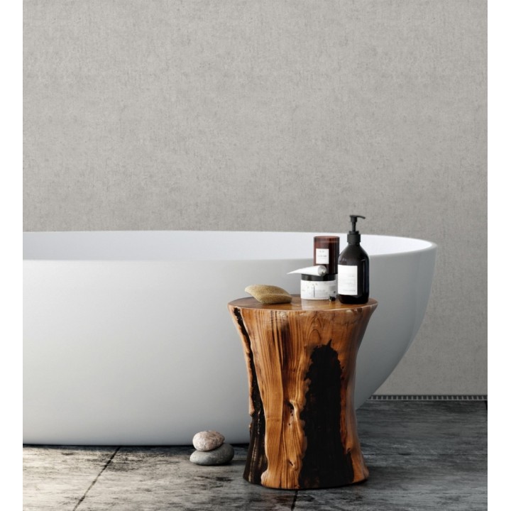 Papel pintado de pared con textura de arcilla natural en tonos grises - Aspen Mirage 683480