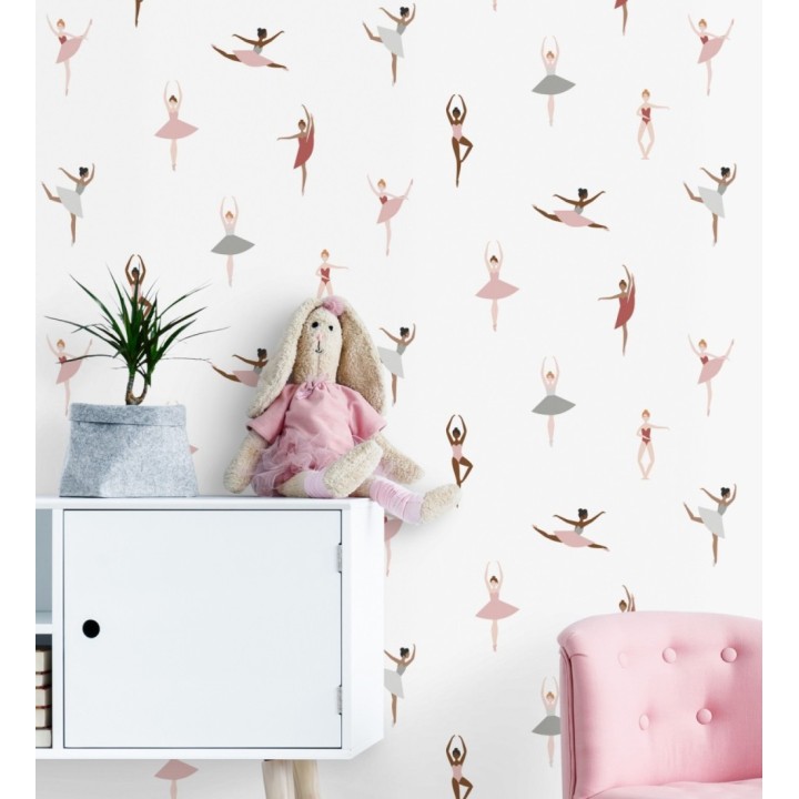 Papel pintado de bailarinas en poses de ballet - Tutu Ballet 683492