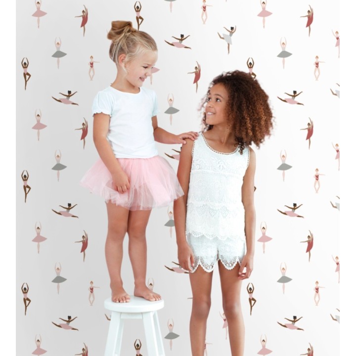 Papel pintado de bailarinas en poses de ballet - Tutu Ballet 683492