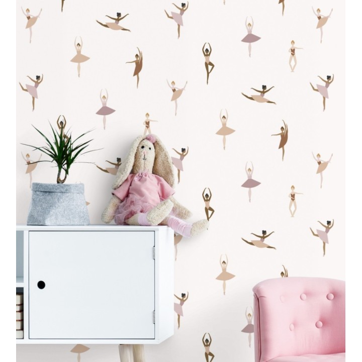 Papel pintado de bailarinas en poses de ballet - Tutu Ballet 683493