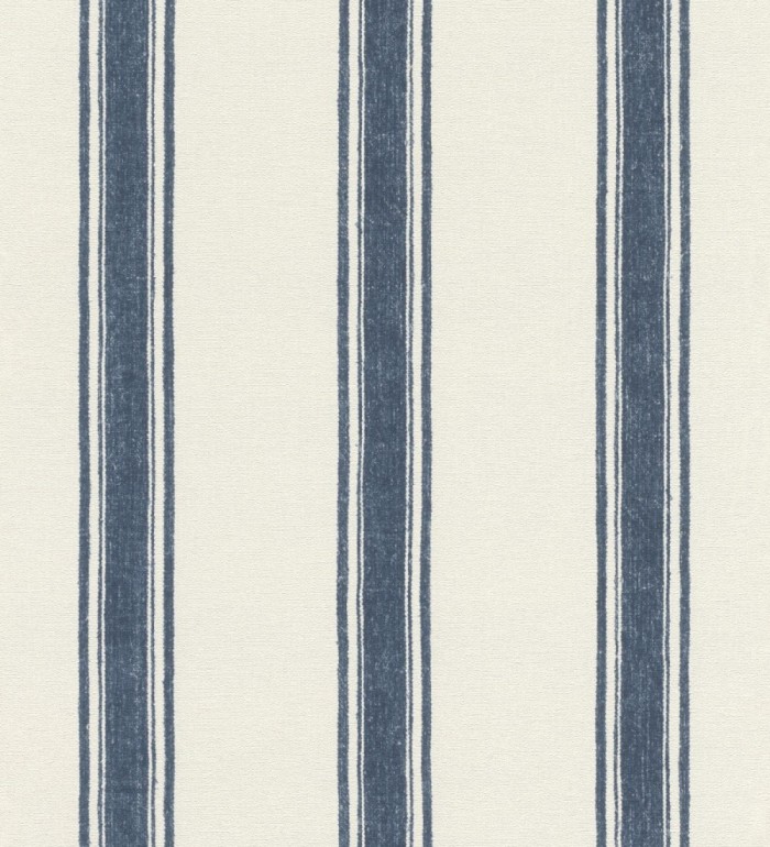 Papel pintado con rayas verticales en textura textil elegante - Marlow Stripes 683510