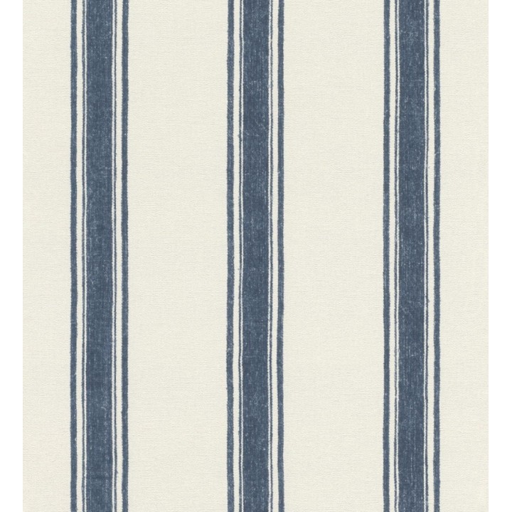Papel pintado con rayas verticales en textura textil elegante - Marlow Stripes 683510