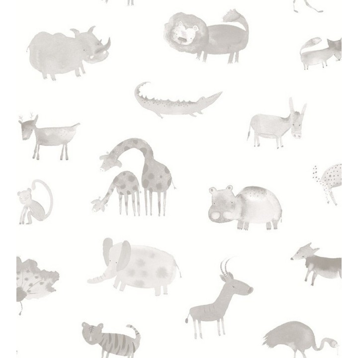 Papel pintado infantil animales del zoo - Animals Zoo 125923