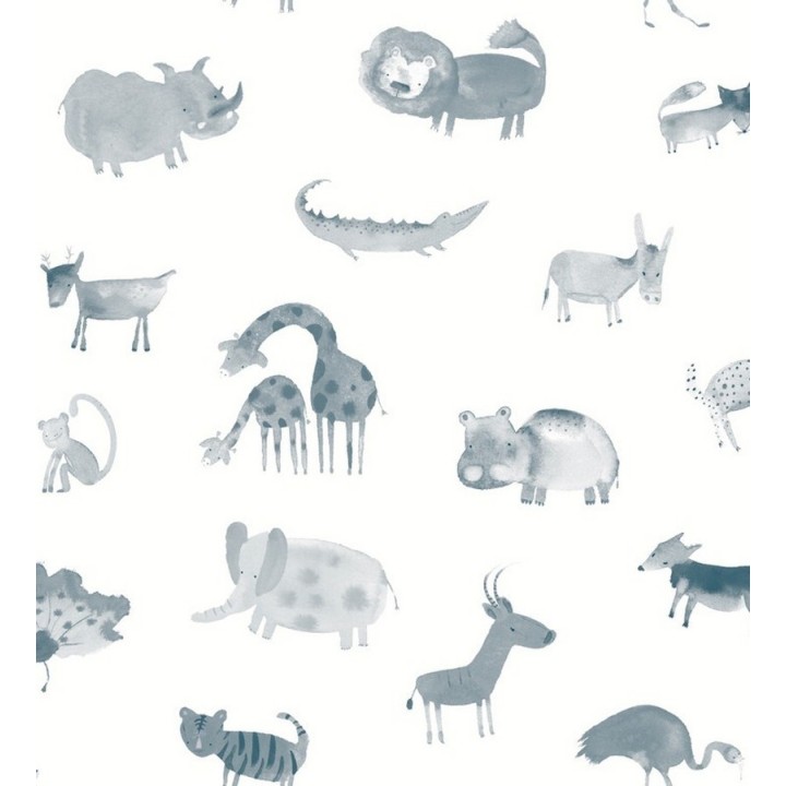Papel pintado infantil animales del zoo - Animals Zoo 125924