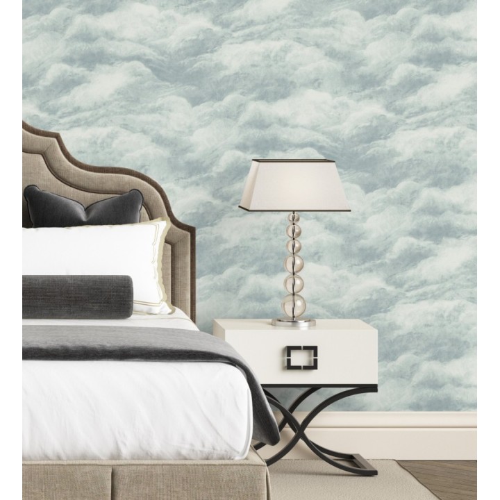 Papel pintado diseño de nubes con texturizado en relieve - Sky Muse 683522