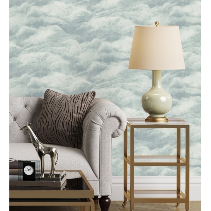 Papel pintado diseño de nubes con texturizado en relieve - Sky Muse 683522