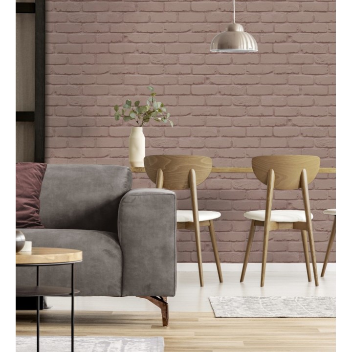 Papel pintado muro de ladrillos en colores tierra - Manchester Break 683530