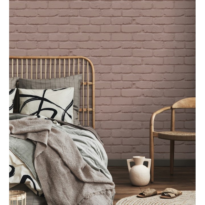 Papel pintado muro de ladrillos en colores tierra - Manchester Break 683530