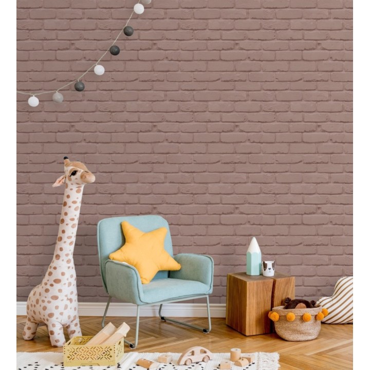 Papel pintado muro de ladrillos en colores tierra - Manchester Break 683530