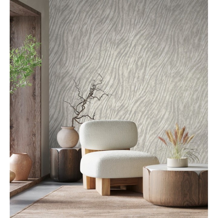 Papel pintado animal print con textura sofisticada - Desert Silk 683552