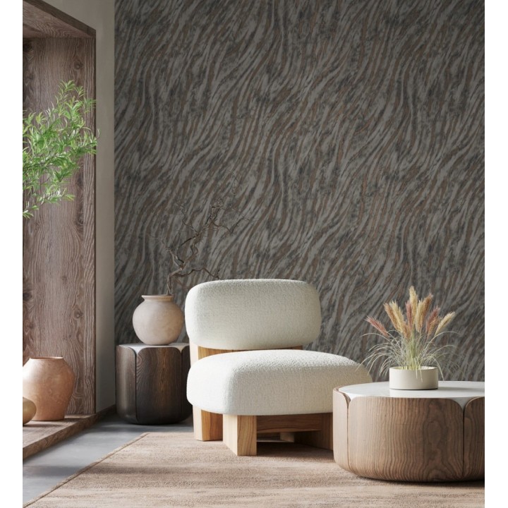 Papel pintado animal print con textura sofisticada - Desert Silk 683555