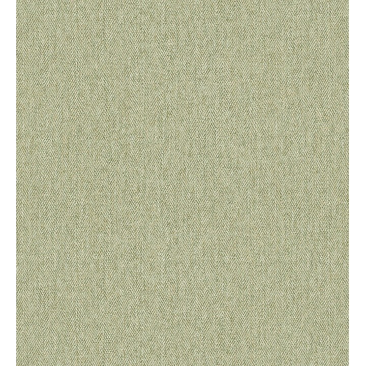 Papel pintado de espiga con micro textura en tonos verde - Chevron Louis 683558