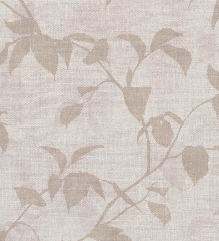 Papel pintado hojas tonos crema - Baltic Gardens 126024