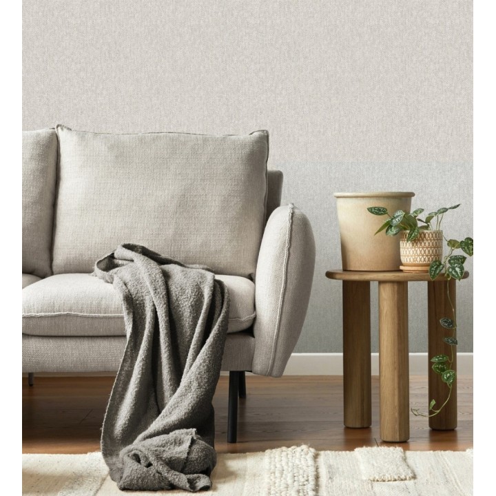 Papel pintado de espiga con micro textura en tonos grises - Chevron Louis 683564