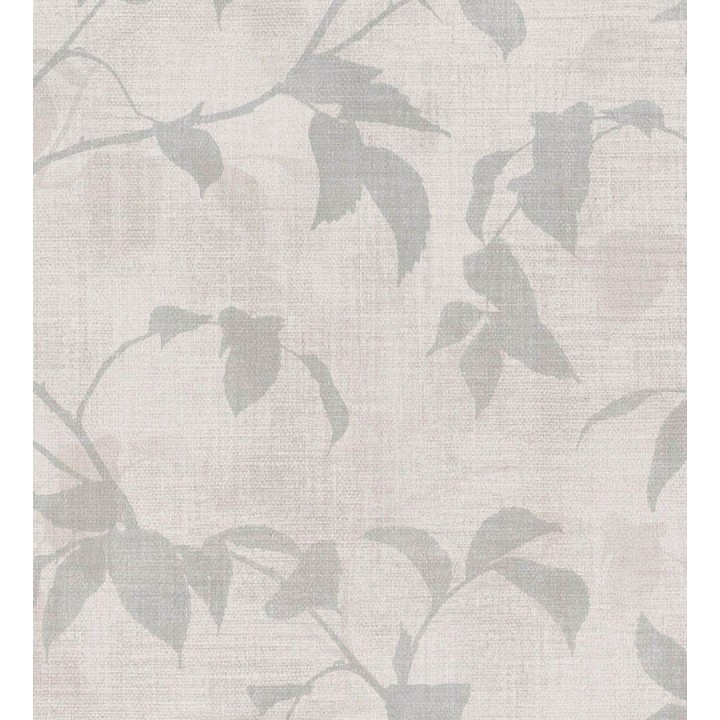 Papel pintado hojas tonos grises - Baltic Gardens 126027