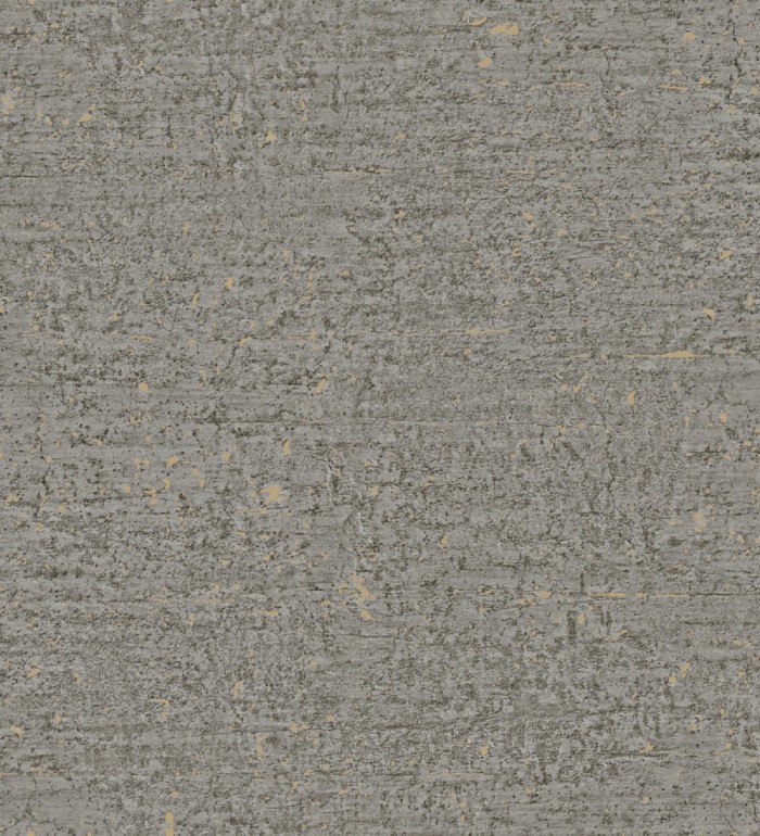 Papel pintado imitación a piedra pulida oscura con inserciones metalizadas - Orion Mineral 683565