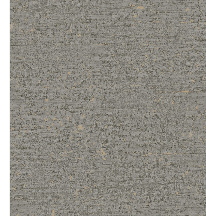 Papel pintado imitación a piedra pulida oscura con inserciones metalizadas - Orion Mineral 683565