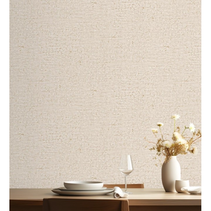 Papel pintado imitación a piedra pulida clara con inserciones metalizadas - Orion Mineral 683566