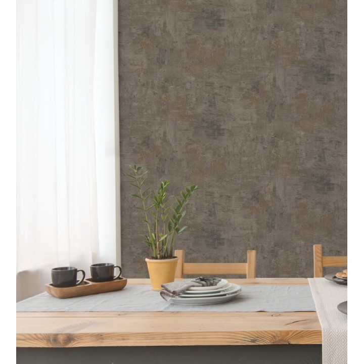 Papel pintado imitación piedra natural oscura - Timanfaya Plain 683569