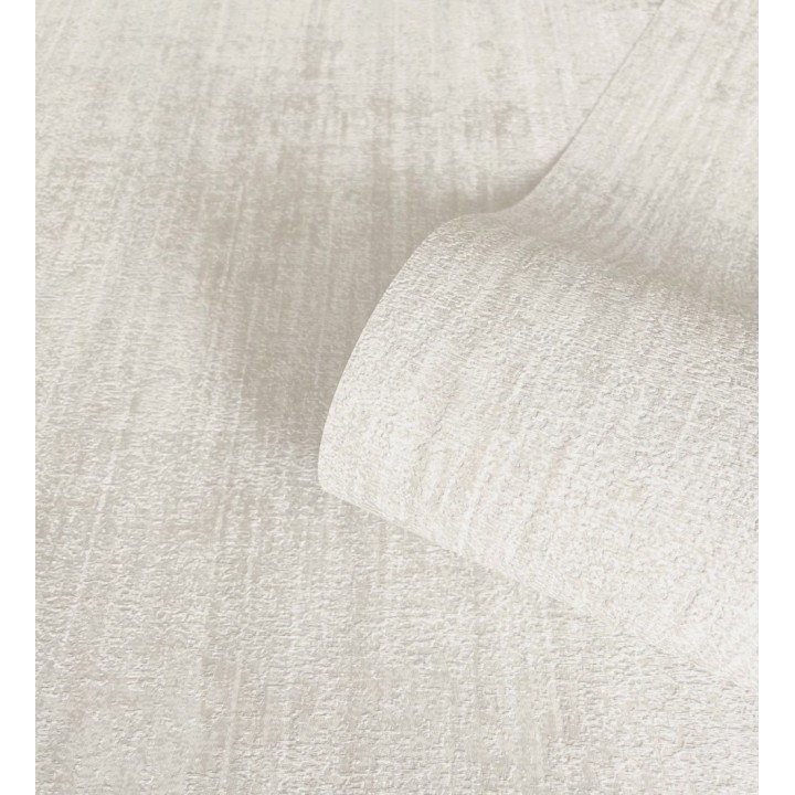 Papel pintado con efecto textil entrelazado en relieve tonos beige claro - Liss Thread 683574