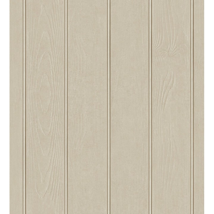 Papel pintado imitación madera color beige con efecto listones - Daimiel Boards 683584