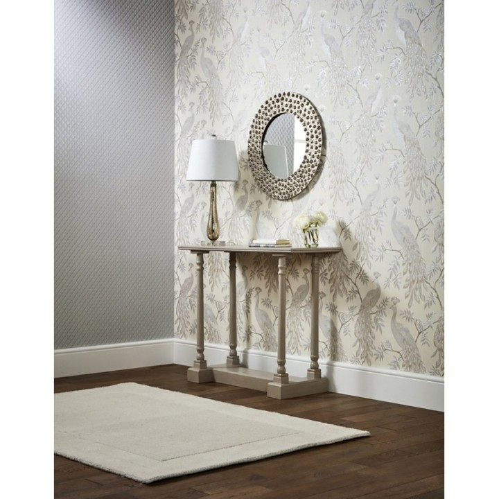 Papel pintado pavos reales tonos claros - Peacock Queen 126297