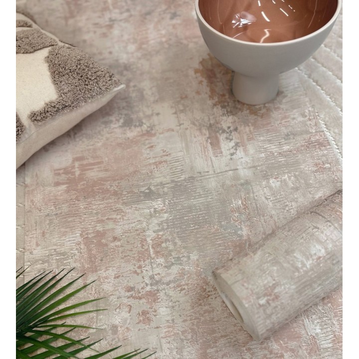 Papel pintado con efecto cemento y óxido en relieve en tonos tierra - Timanfaya Relief 683599