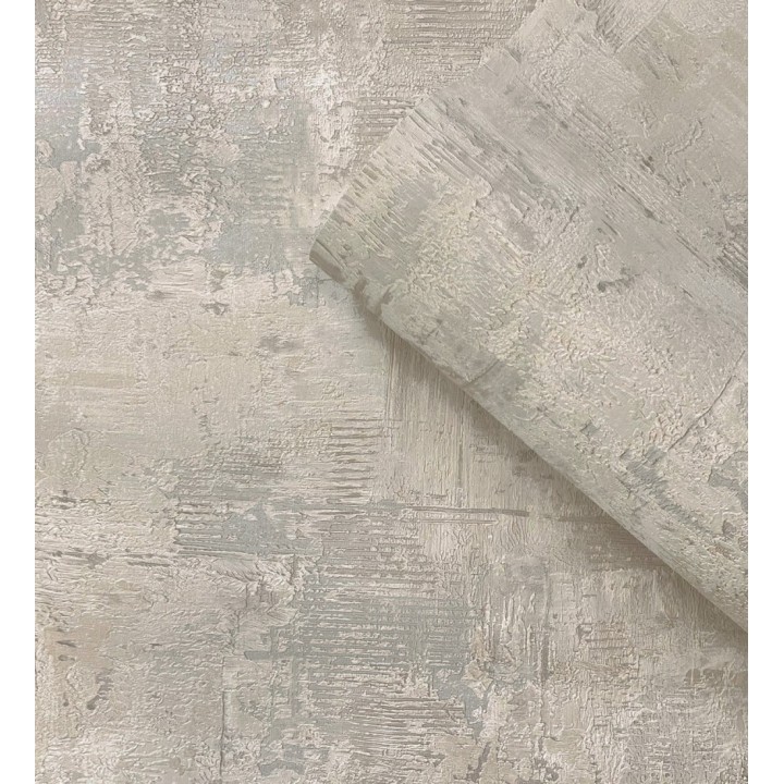 Papel pintado con efecto cemento y óxido en relieve en tonos beige - Timanfaya Relief 683601