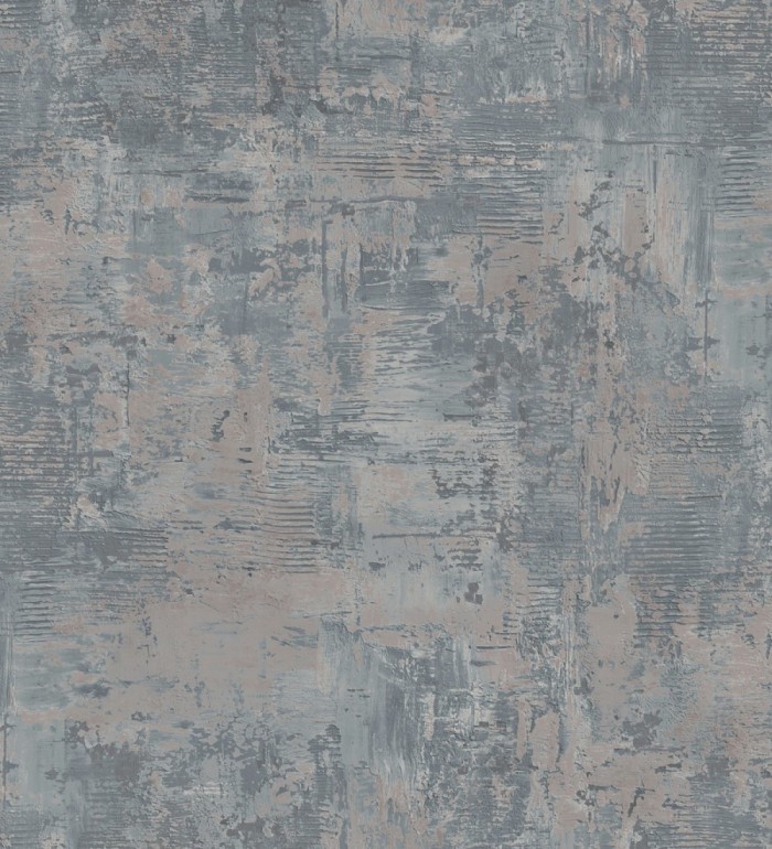 Papel pintado con efecto cemento y óxido en relieve en tonos azules - Timanfaya Relief 683602