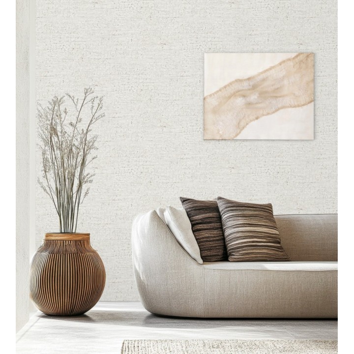 Papel pintado con textura de piedra natural en tonos neutros - Onyx Mineral 683603