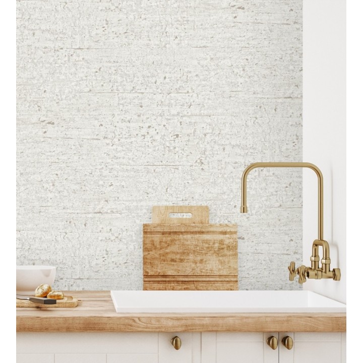 Papel pintado con textura de piedra natural en tonos neutros - Onyx Mineral 683603