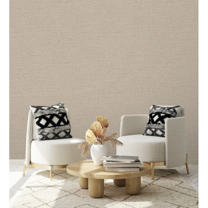 Papel pintado con textura de piedra natural en tonos tierra - Onyx Mineral 683604