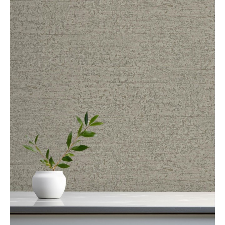 Papel pintado con textura de piedra natural en tonos visón - Onyx Mineral 683605