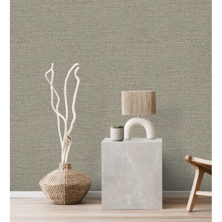 Papel pintado con textura de piedra natural en tonos visón - Onyx Mineral 683605