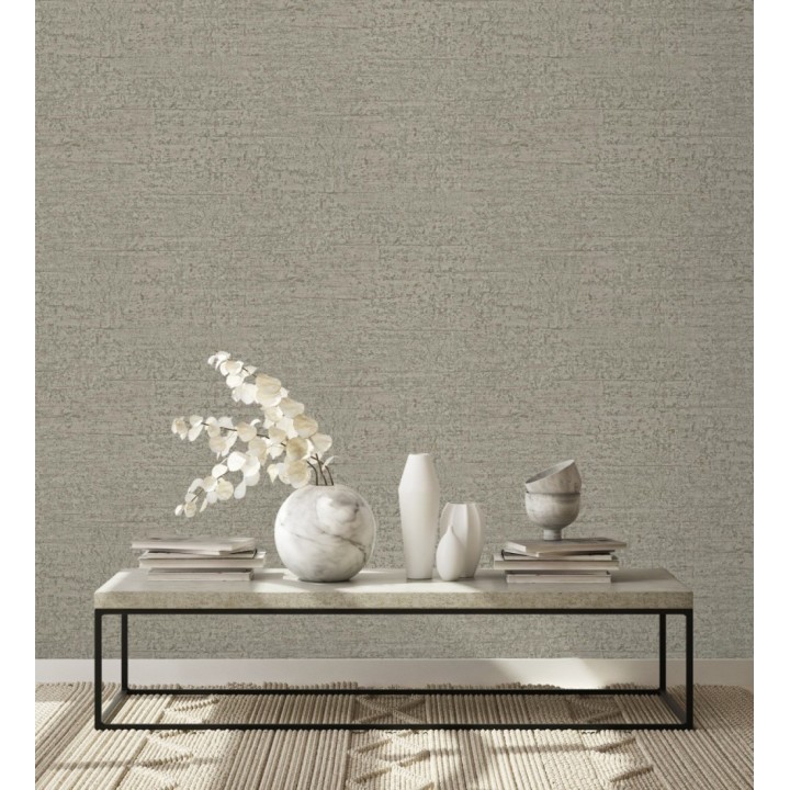 Papel pintado con textura de piedra natural en tonos visón - Onyx Mineral 683605