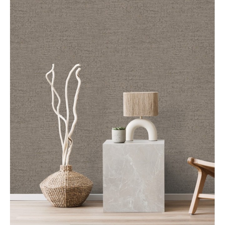 Papel pintado con textura de piedra natural en tonos marrones - Onyx Mineral 683606