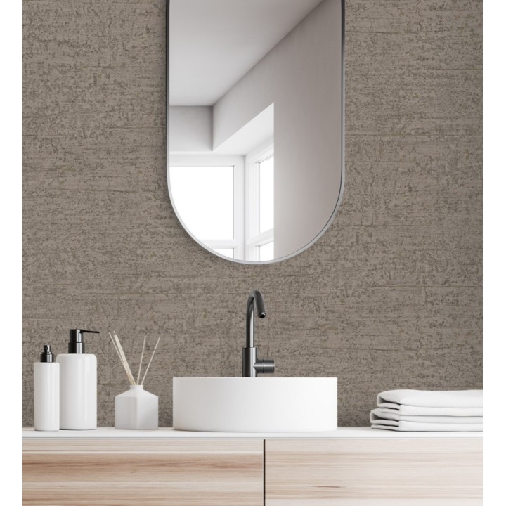 Papel pintado con textura de piedra natural en tonos marrones - Onyx Mineral 683606